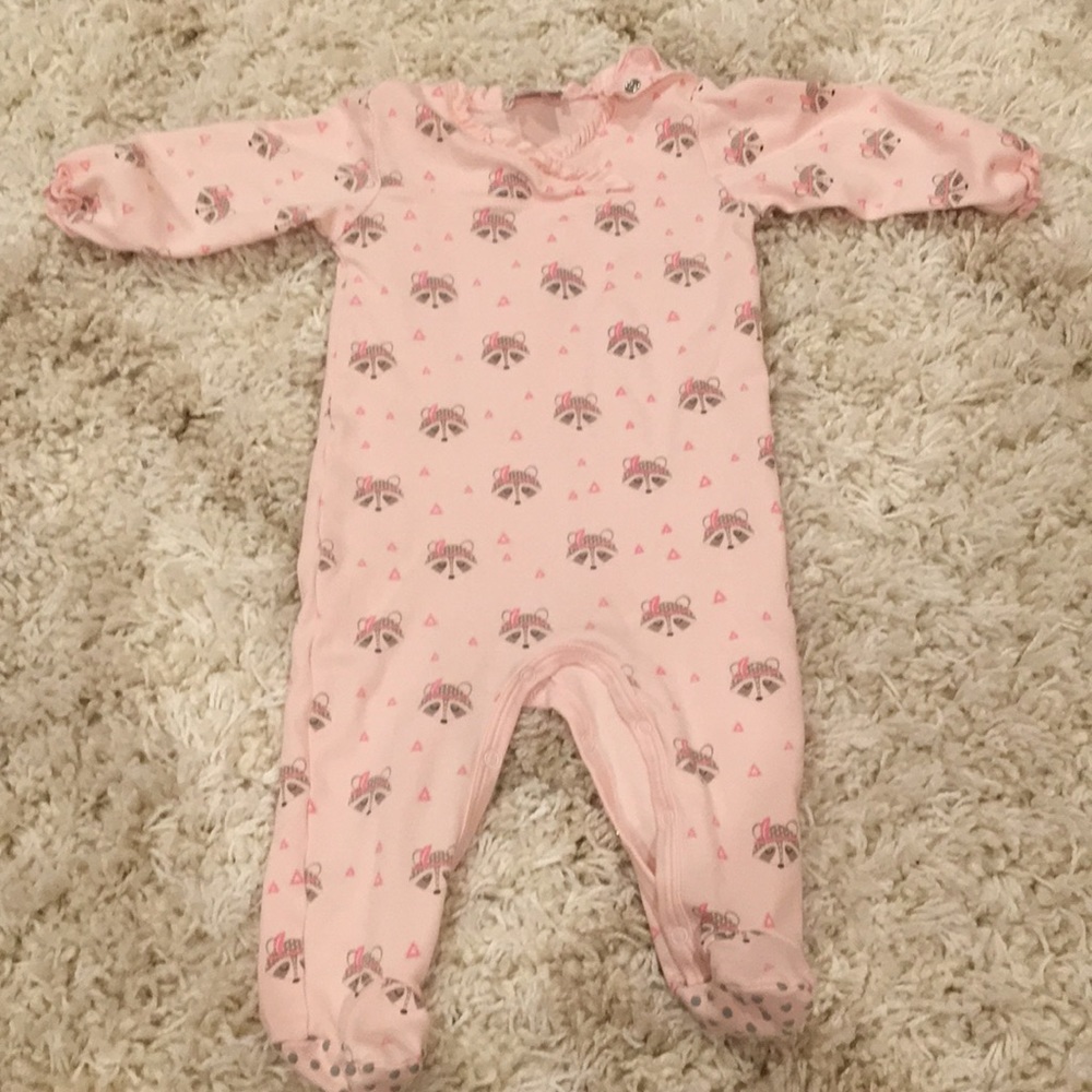 *SOLD* Pink baby sleeper/play suit
